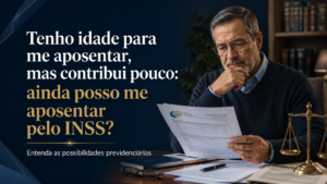 Tenho idade para me aposentar, mas contribui pouco: ainda posso me aposentar pelo INSS?
